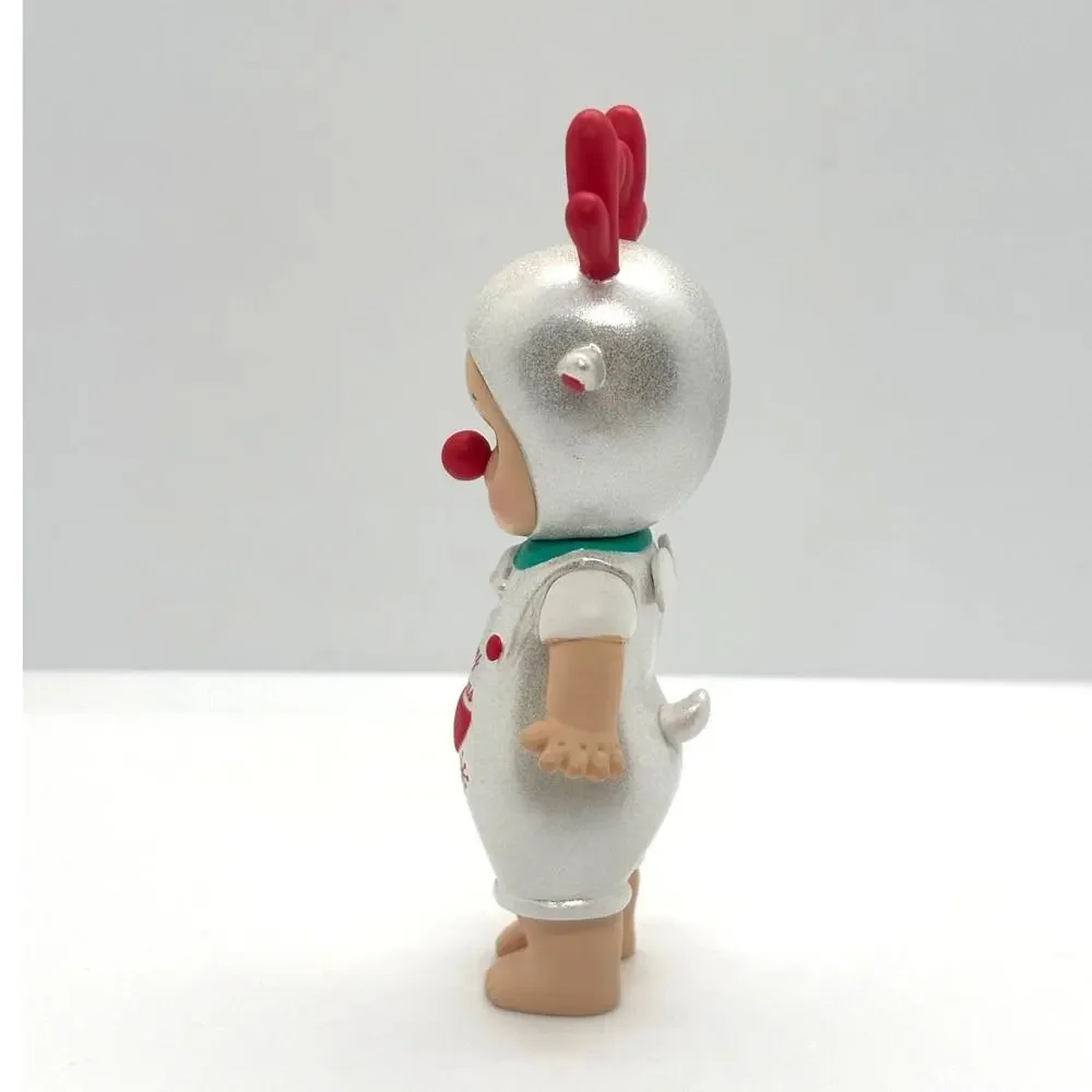 Authentic Sonny Angel White/Silver Reindeer, Christmas Series Mini Figure - NEW